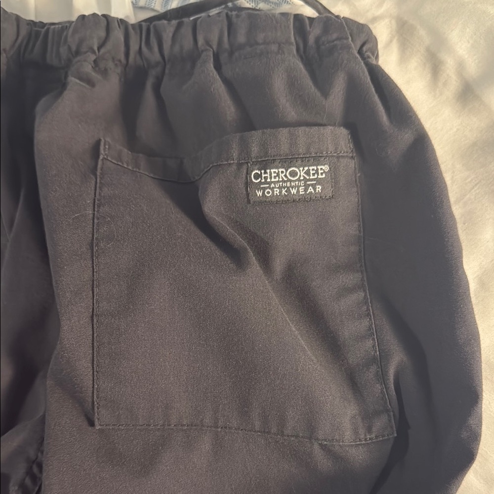 Cherokee Scrub Pants- pewter grey - Picture 2 of 4